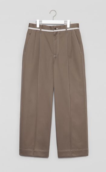 カラーステッチトラウザー