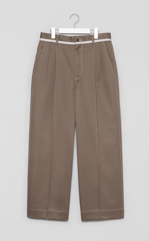 カラーステッチトラウザー