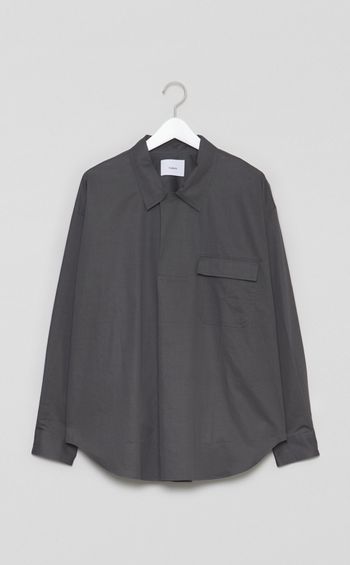 ラッププルオーバーシャツ