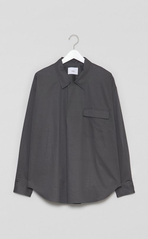 ラッププルオーバーシャツ