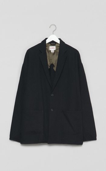 ストライプジャカードブレザー