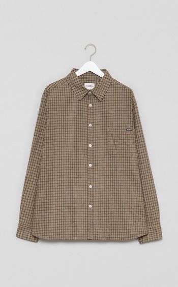 オーバーサイズチェックシャツ