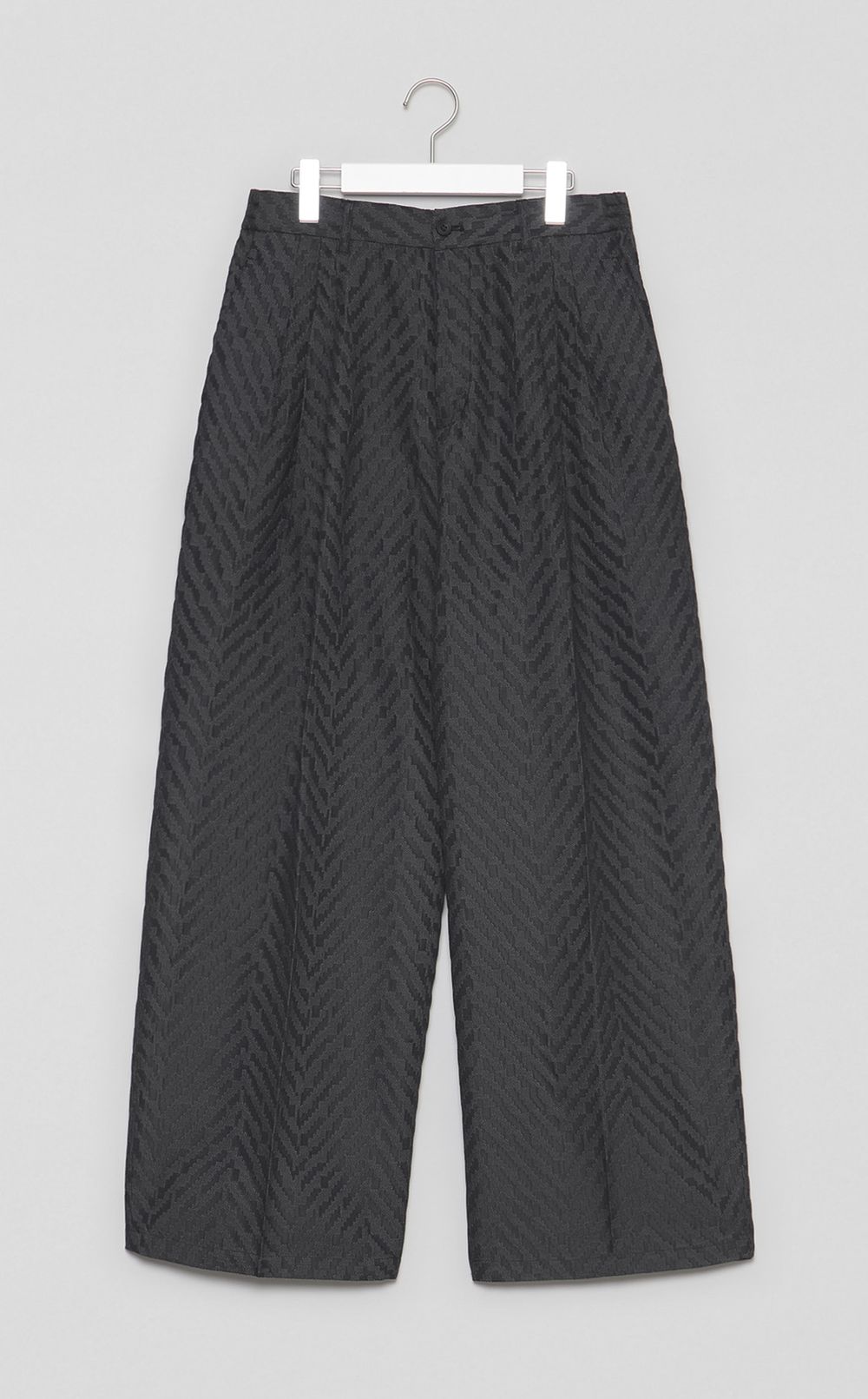 ジャカード3タックワイドパンツ