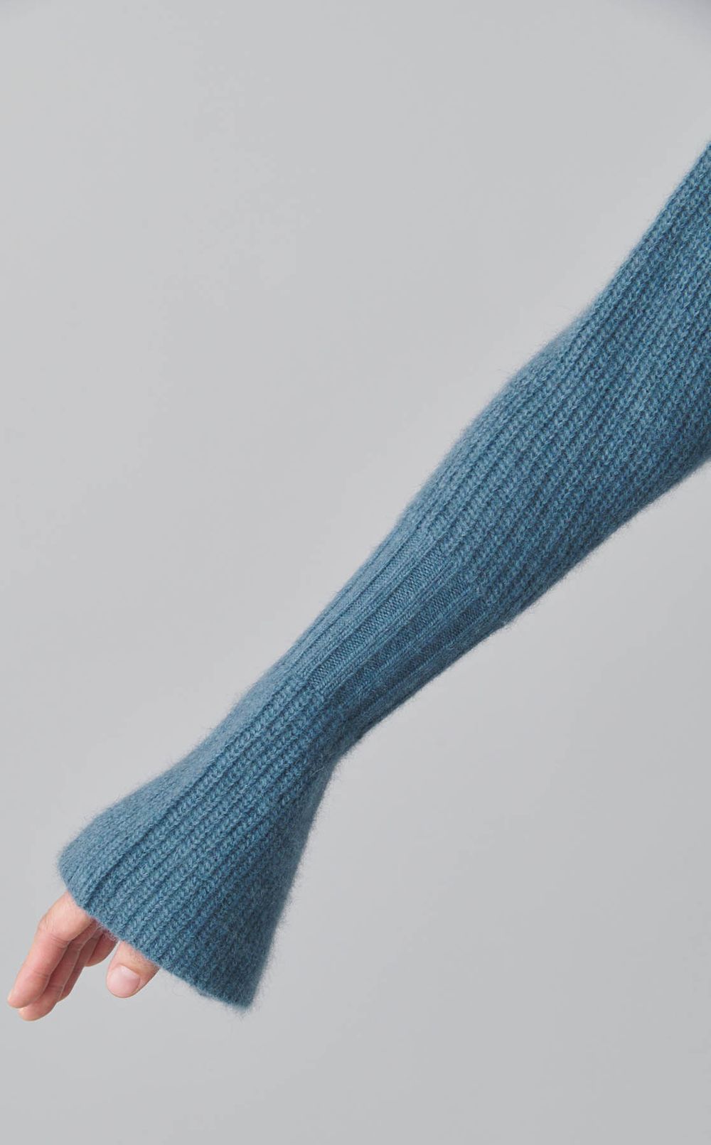 ウールリブハイネックニットプルオーバー