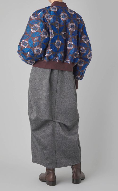 ジャガードMA-1ブルゾン