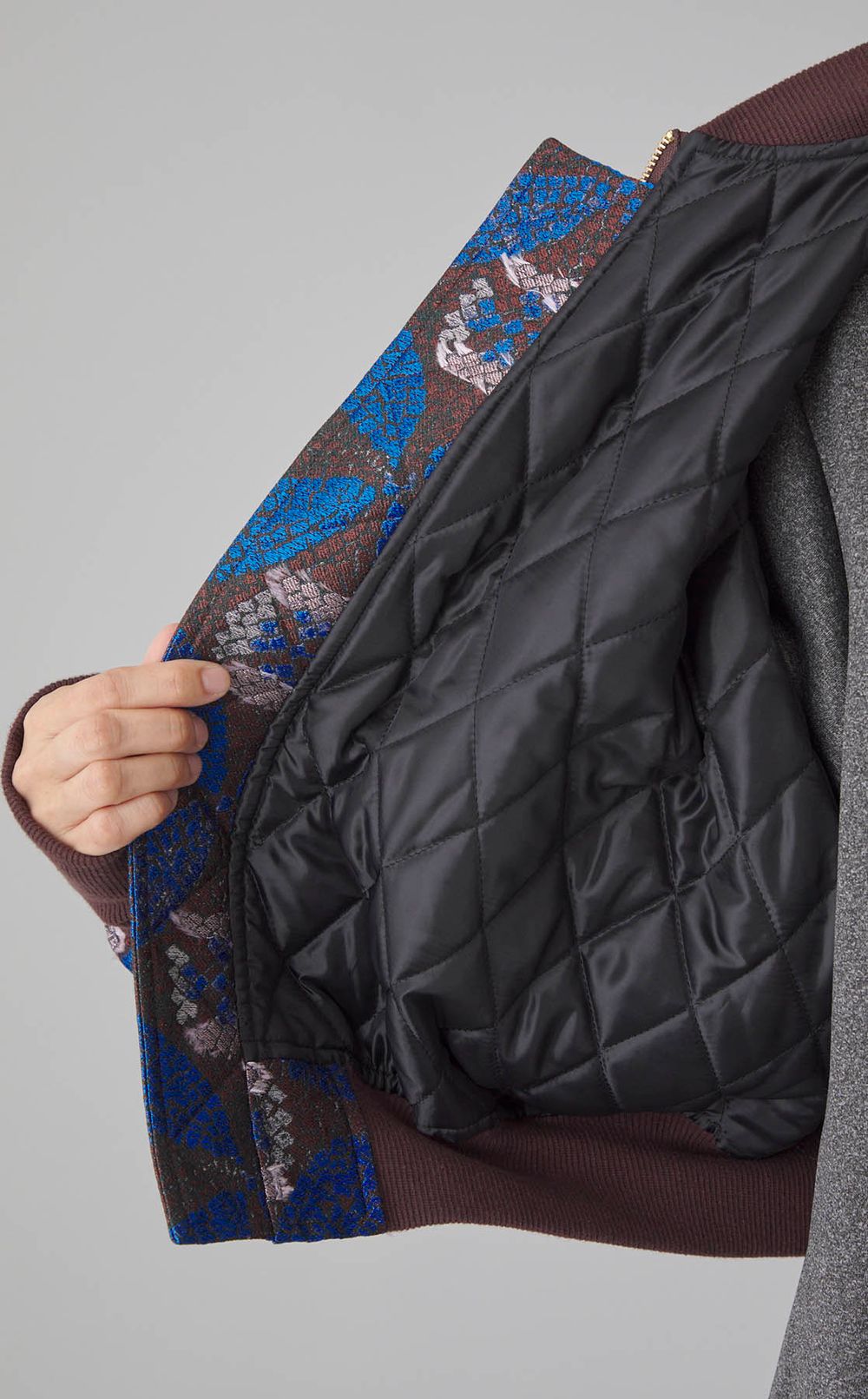 ジャガードMA-1ブルゾン