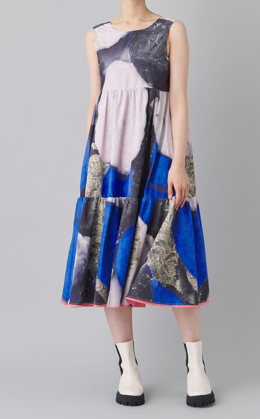 リバーシブルギャザーワンピース