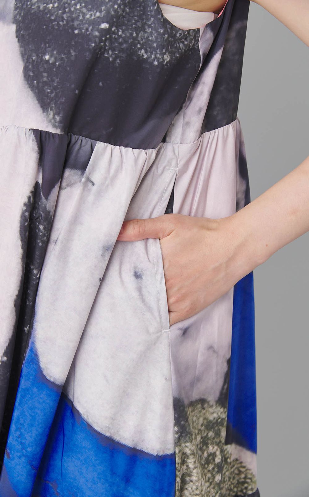 リバーシブルギャザーワンピース