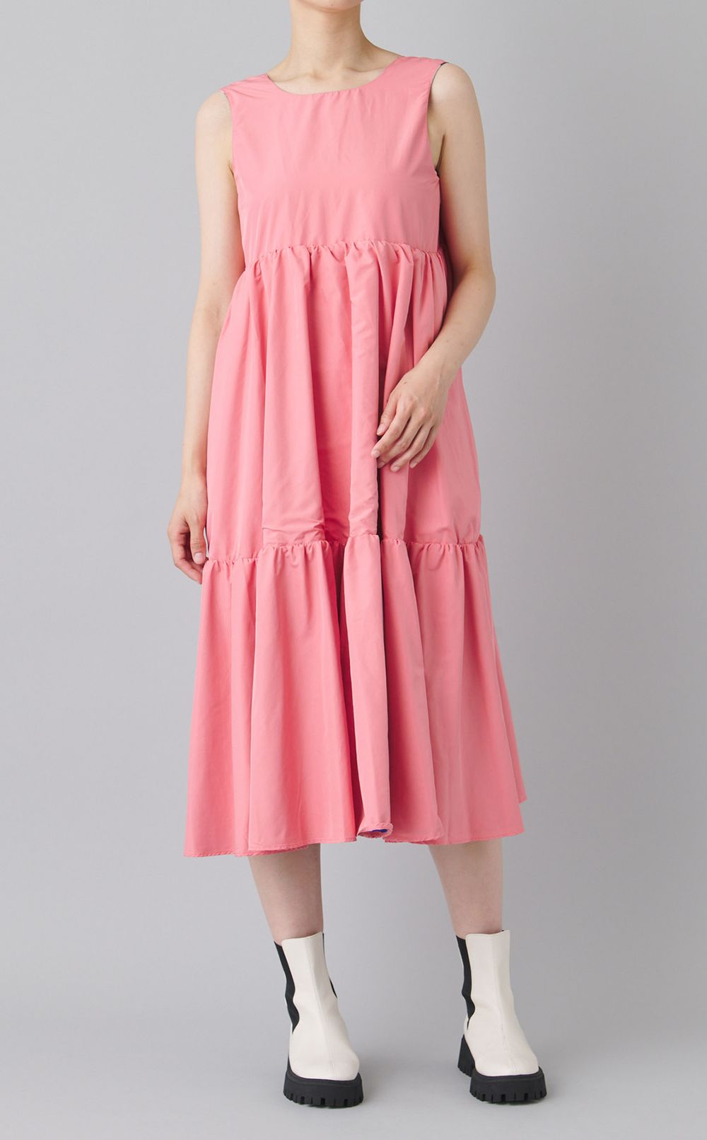 リバーシブルギャザーワンピース