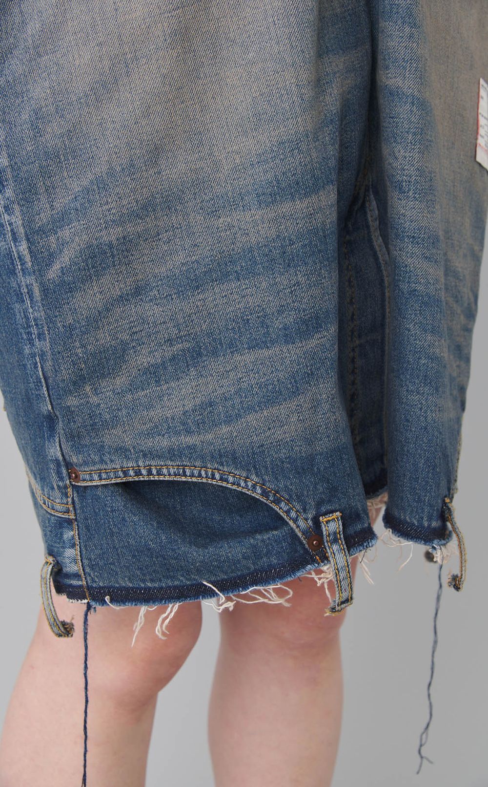 アップサイドダウンデニムドレス