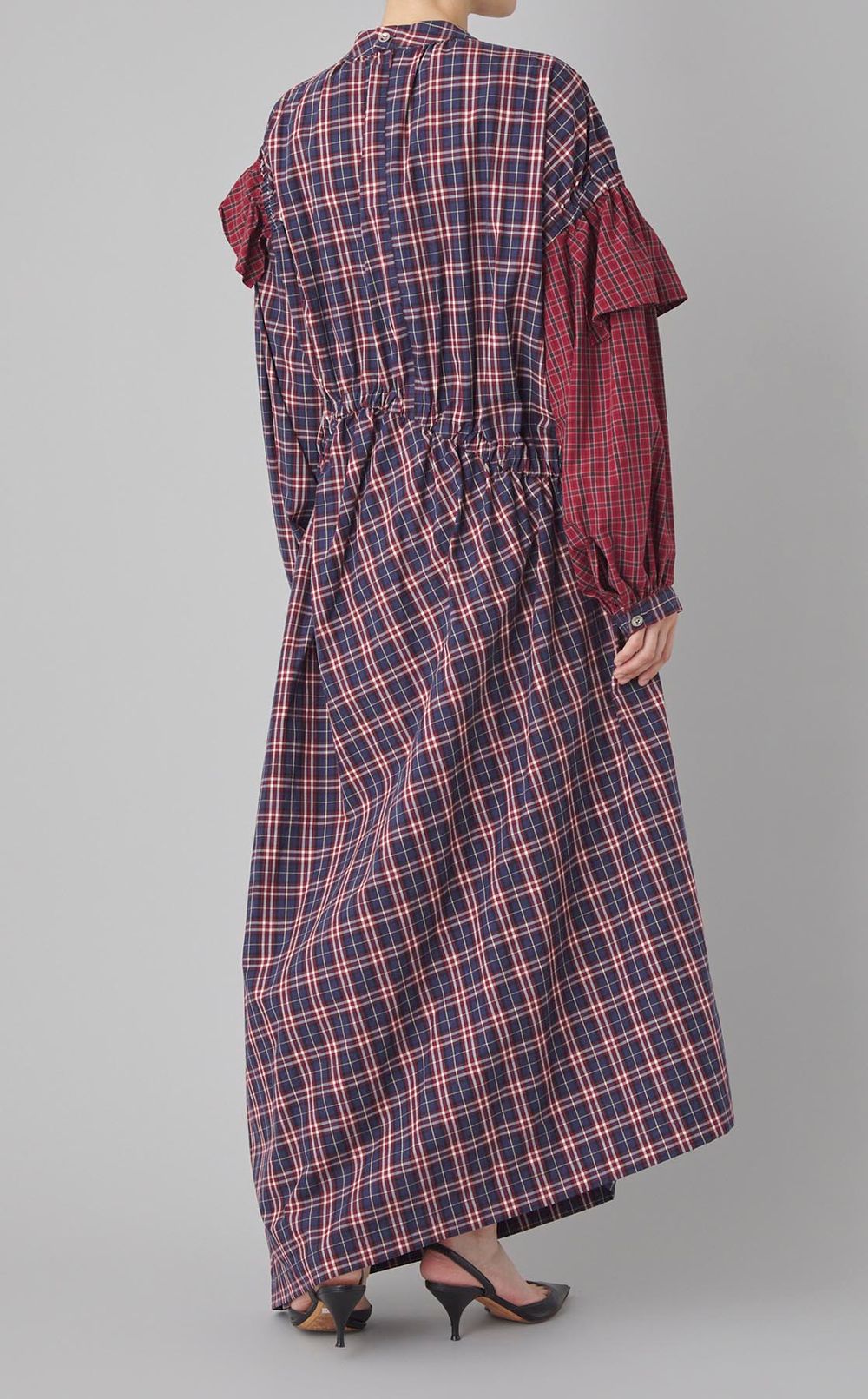 チェックミックスシャツドレス