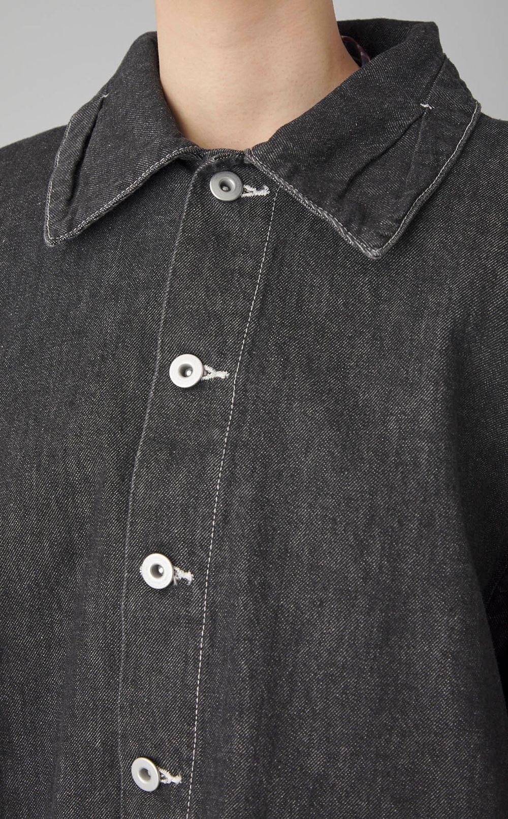 フリンジデニムショートブルゾン