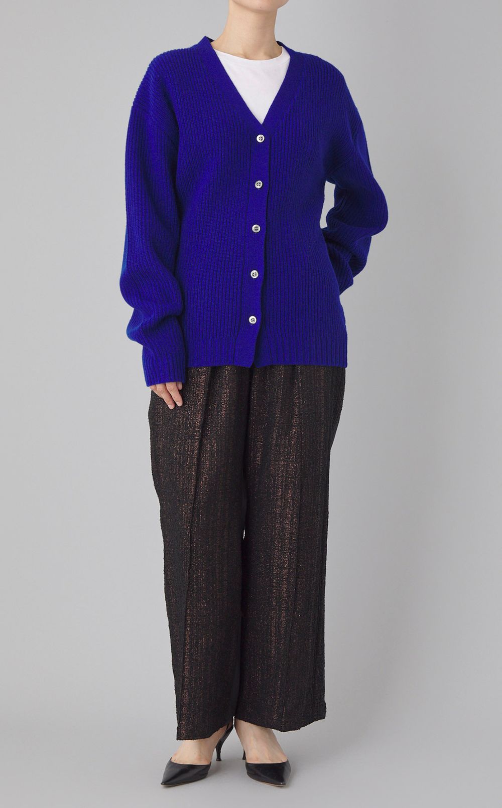 グリッターツイードナイロンパンツ