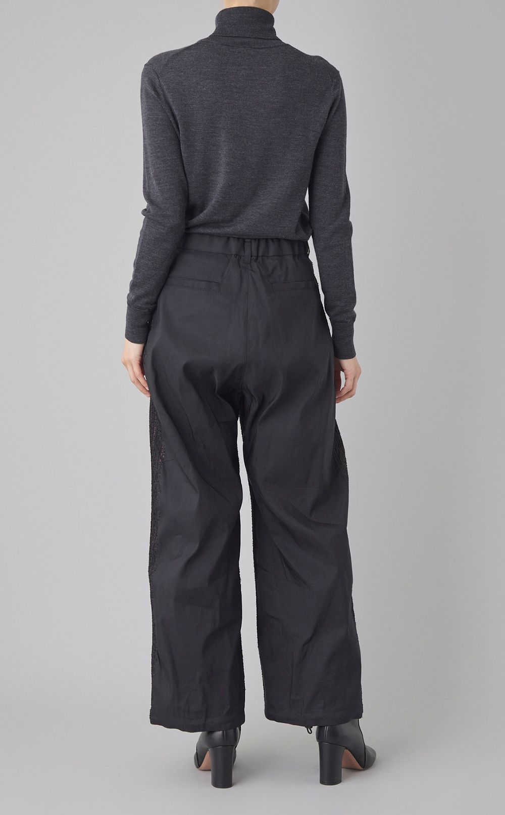 グリッターツイードナイロンパンツ