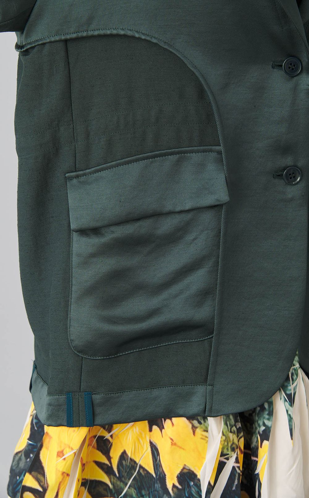 グリッターコンビジャケット