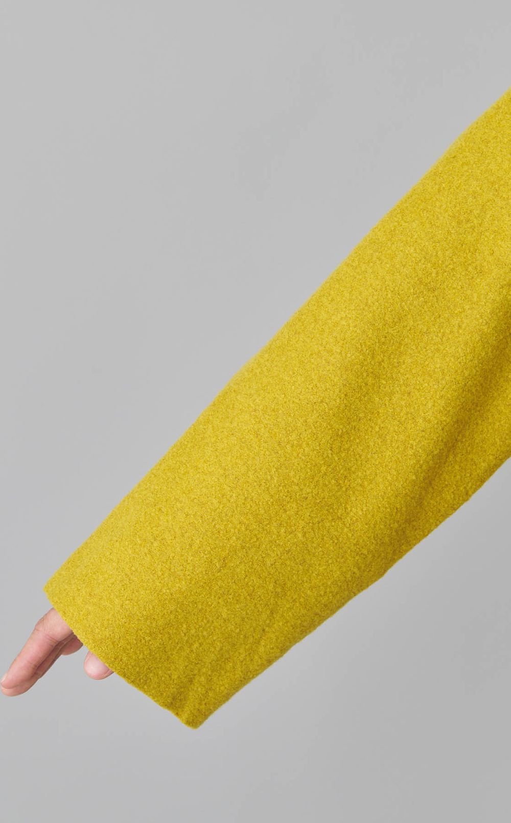 ウールラップコートドレス