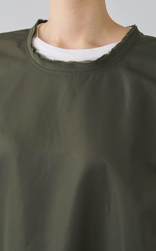 コンビネーションプリーツワンピース