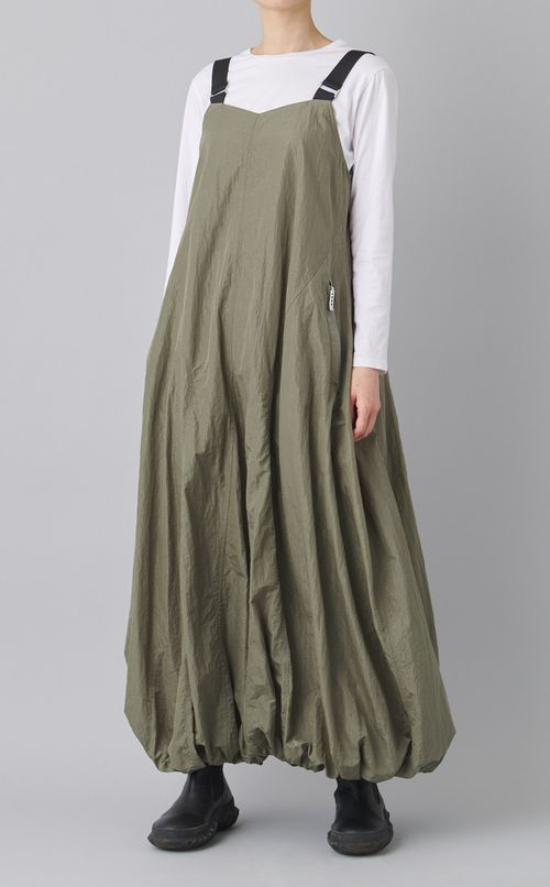 ショルダーベルトバルーンワンピース