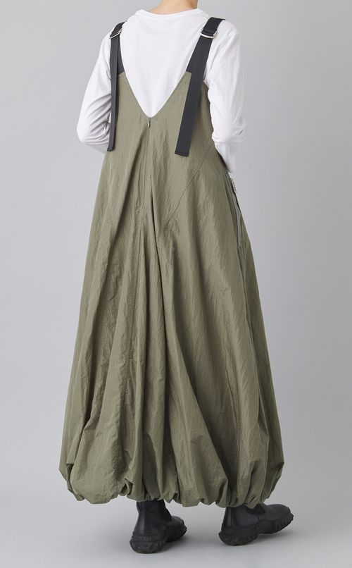 ショルダーベルトバルーンワンピース