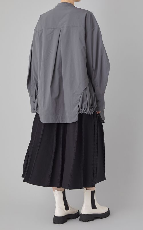 パターンミックスオーバーシャツ