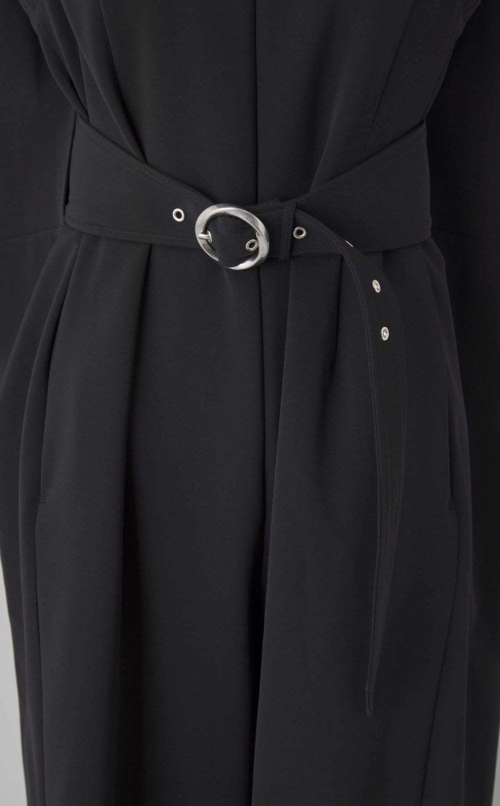 ノースリーブベルテッドジャンプスーツ