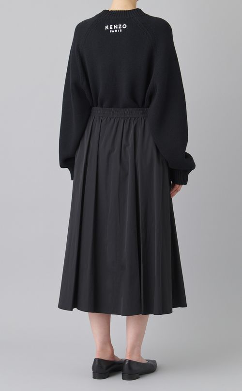 ギャザーフレアミディスカート