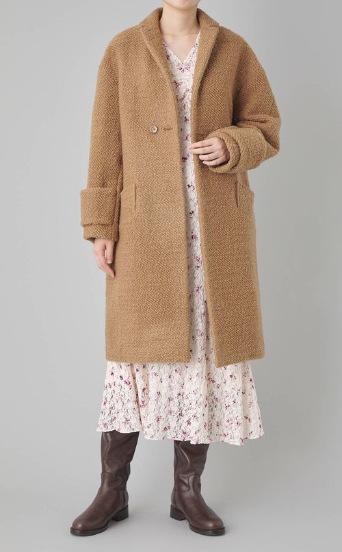 【別注】ワッフルツイードチェスターコート