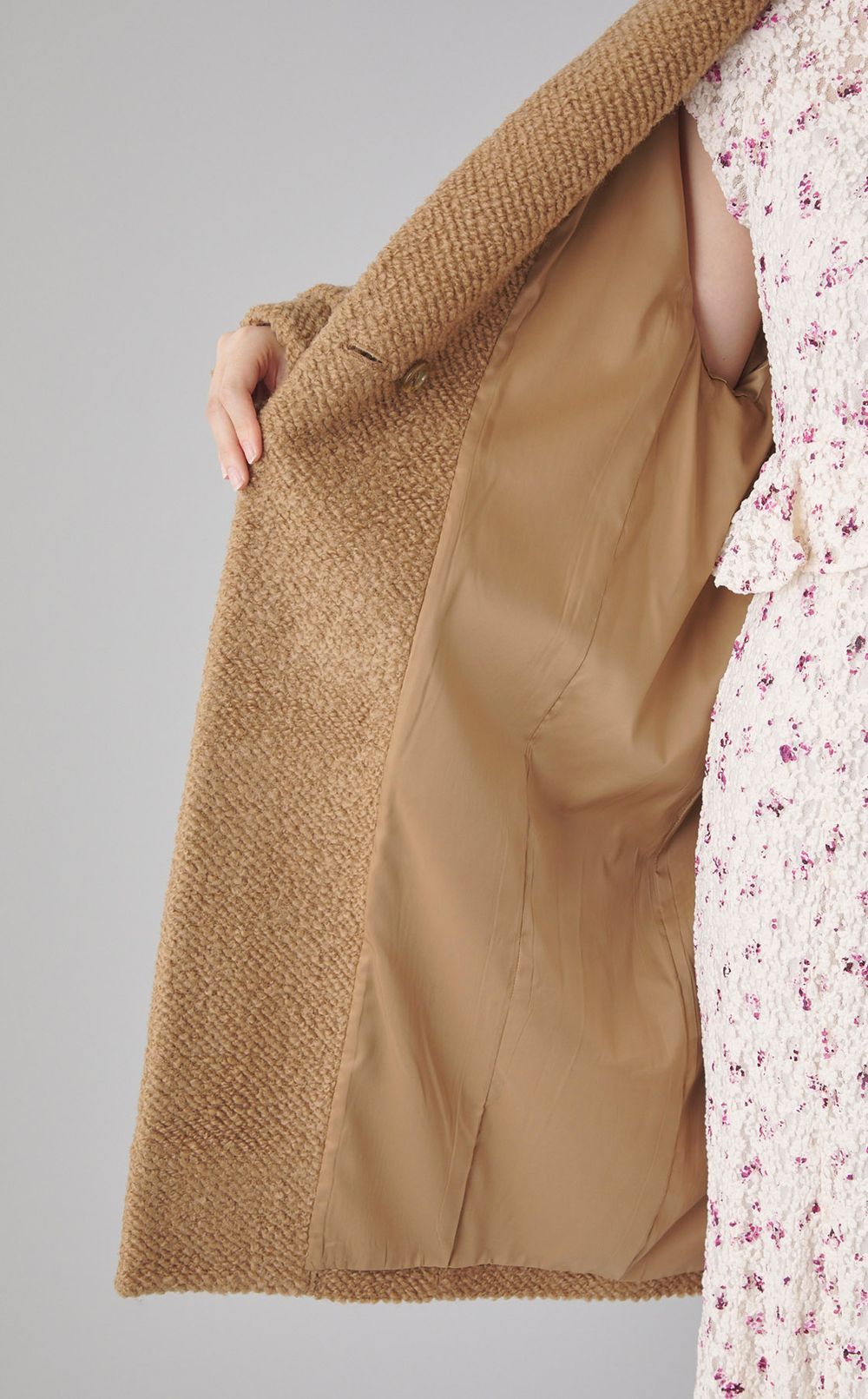 【別注】ワッフルツイードチェスターコート