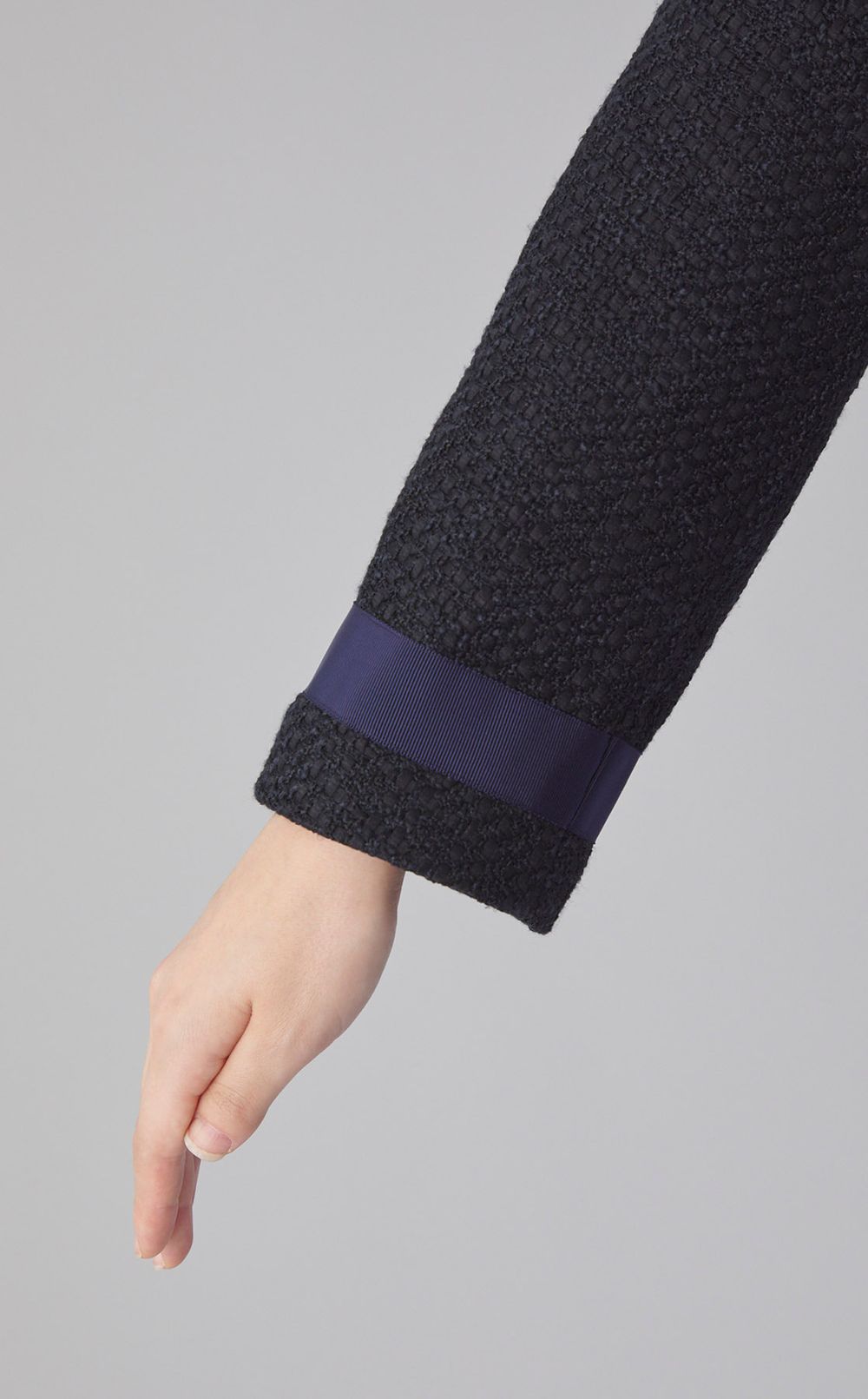 ツイードライダースジャケット