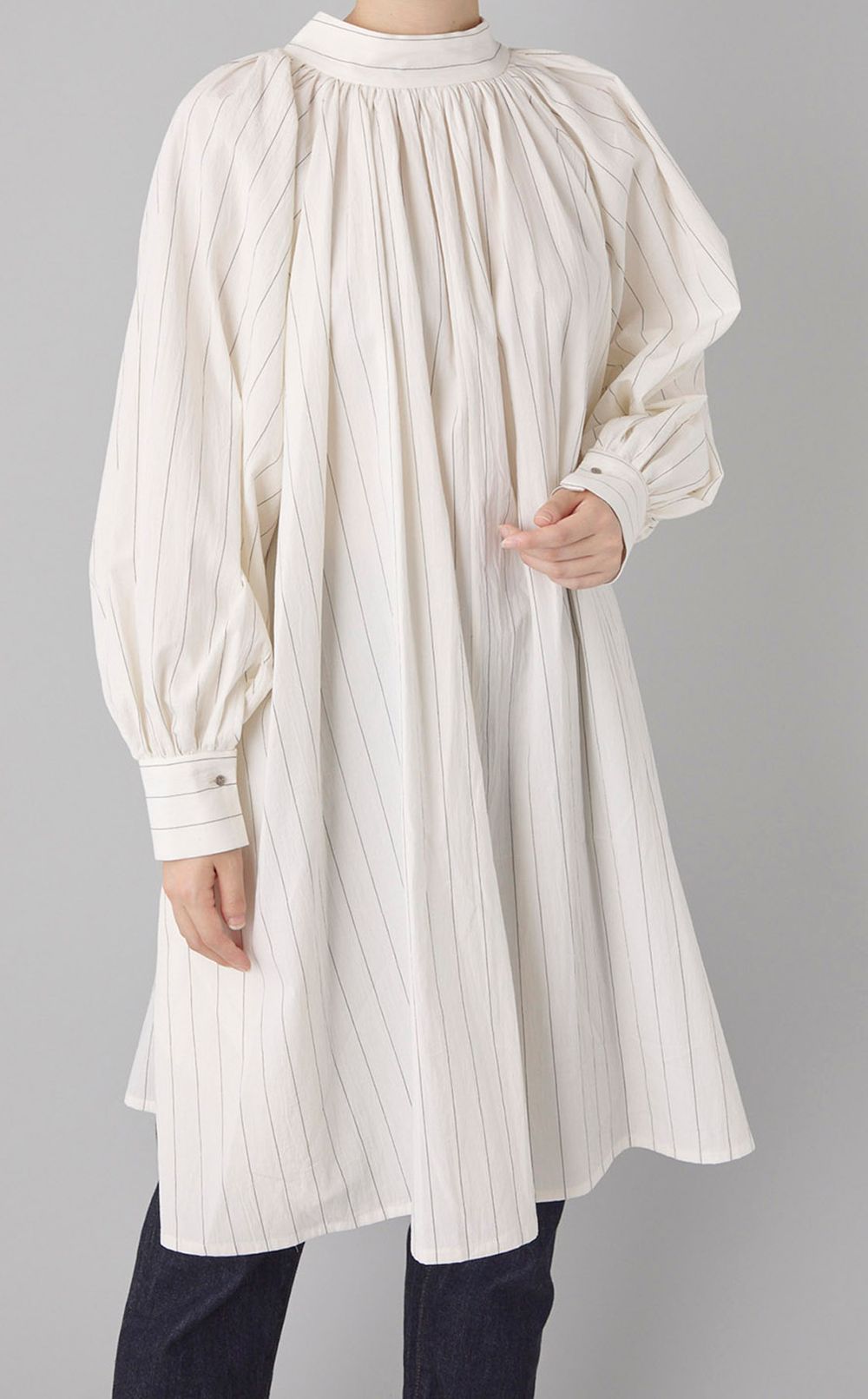 2wayボリュームチュニックブラウス