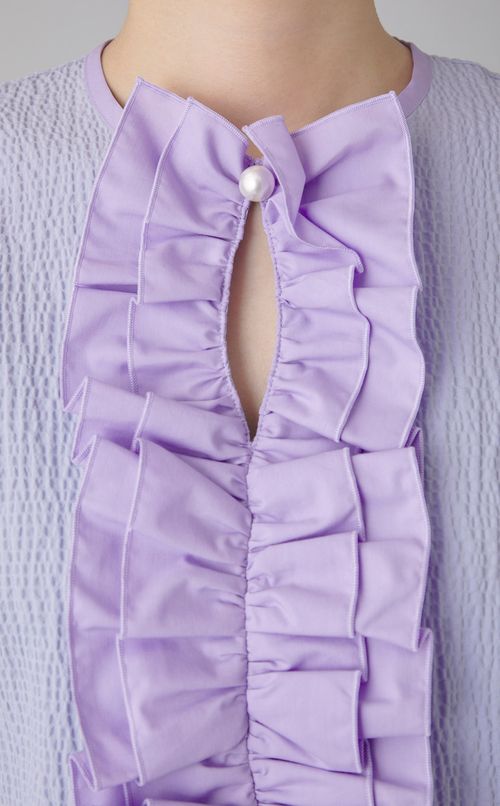 フリルスリーブブラウス