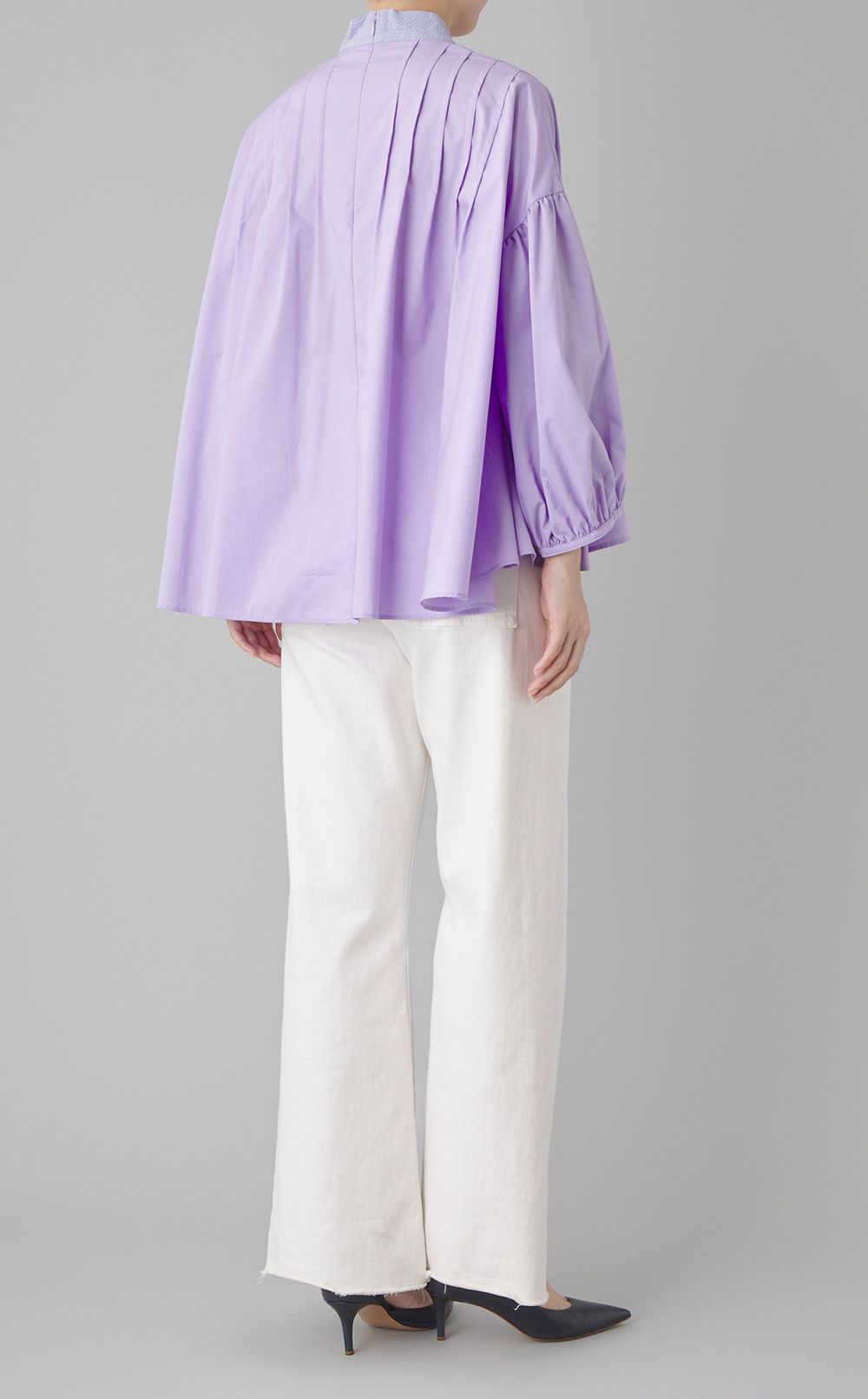 リボンテイルギャザーブラウス