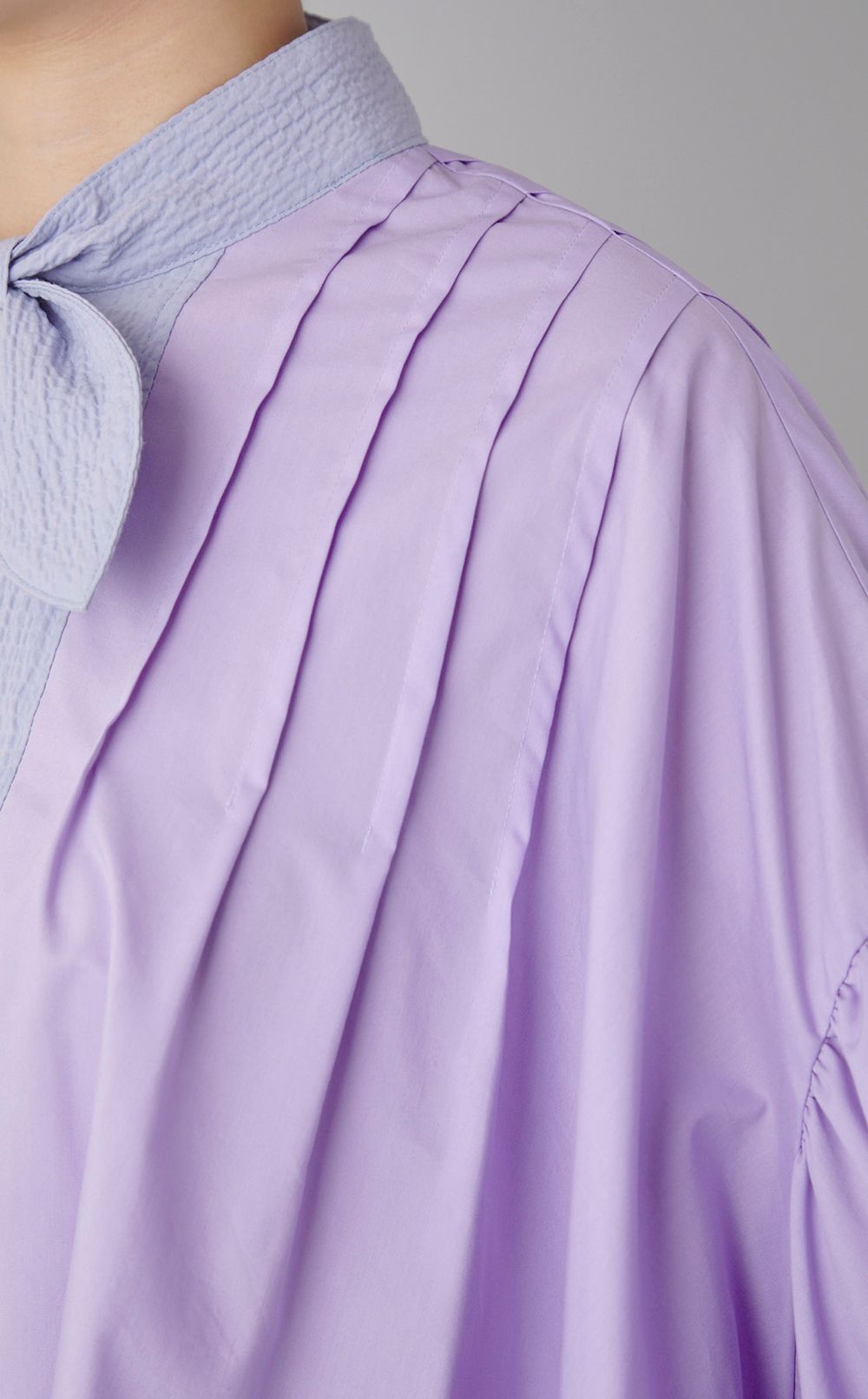 リボンテイルギャザーブラウス