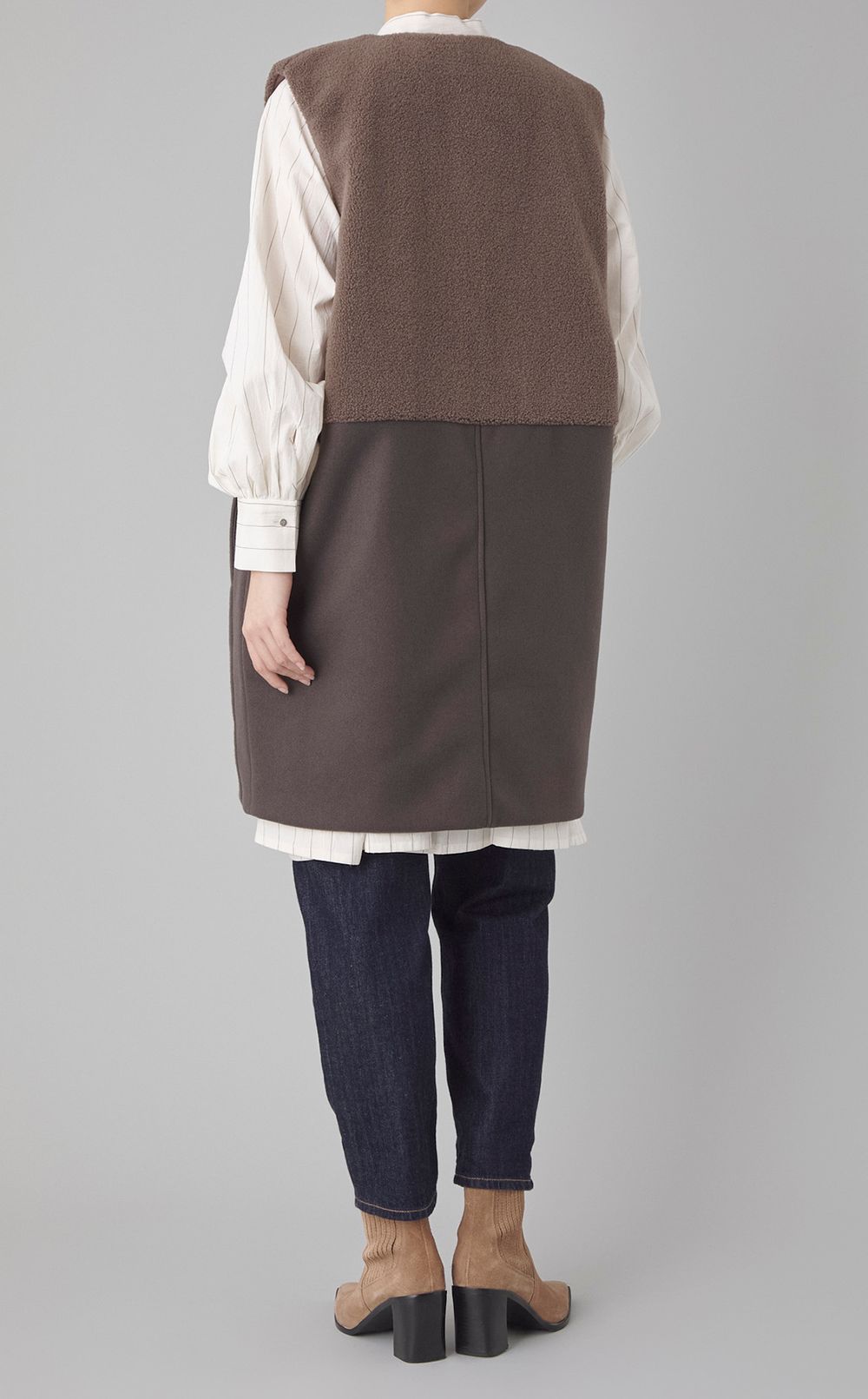 ボアフリースロングジレ