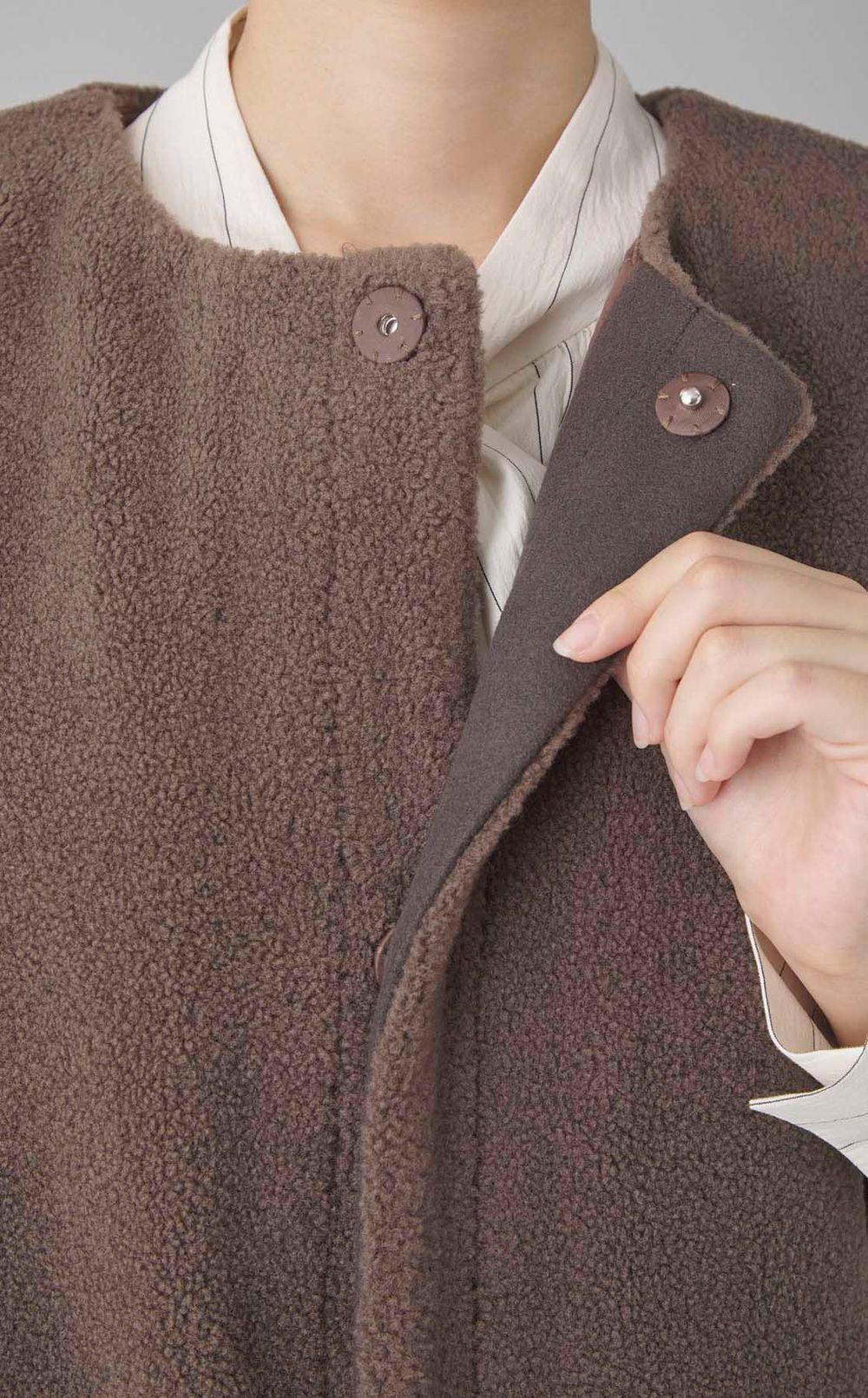 ボアフリースロングジレ