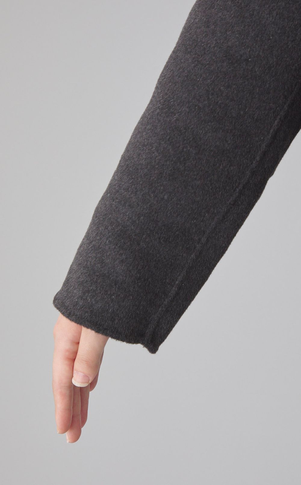 リバーシブルノーカラーブルゾン