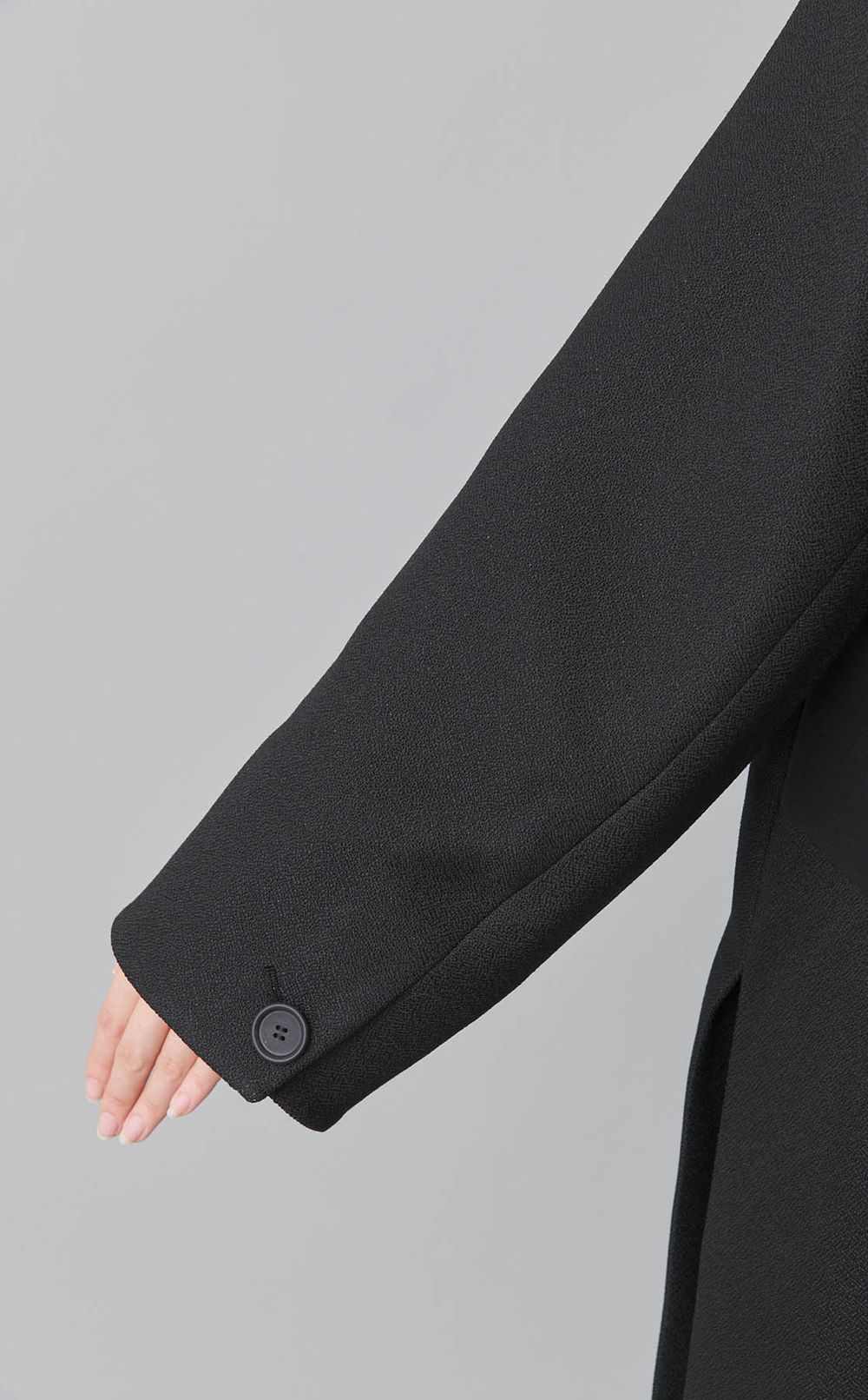 ジャージーテーラードコート