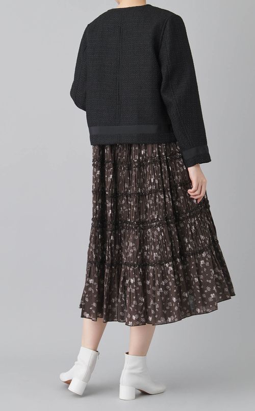 ツイードライダースジャケット