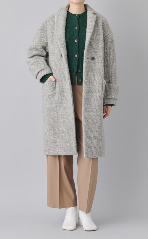 【別注】ワッフルツイードチェスターコート