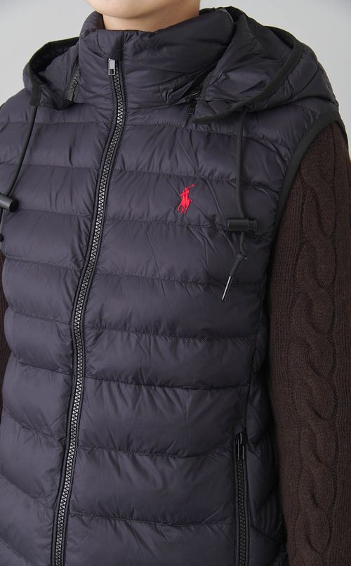 中綿タフタキルティングベスト