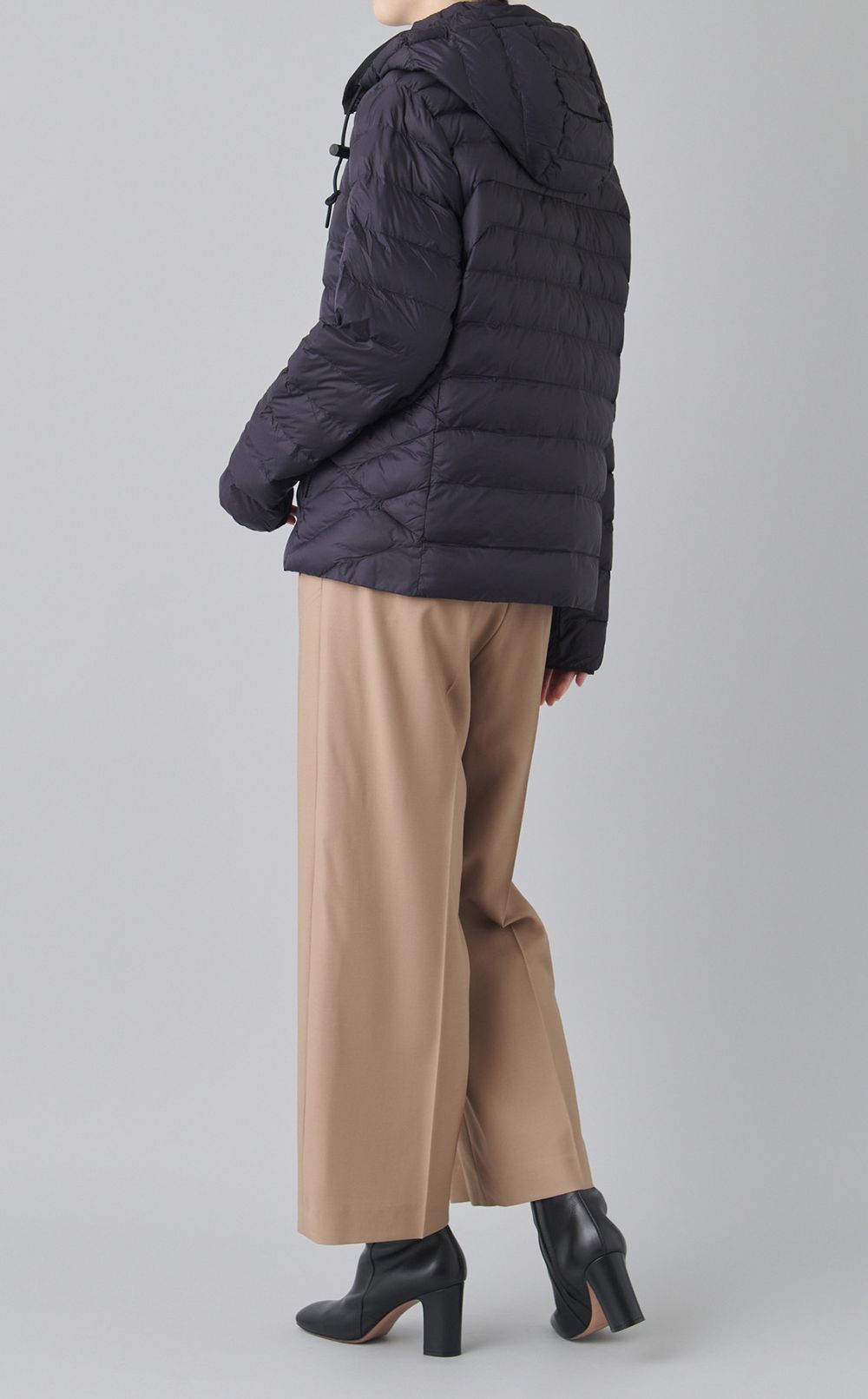 中綿キルティングブルゾン