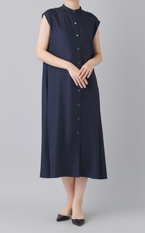 スリーブレスロングドレス