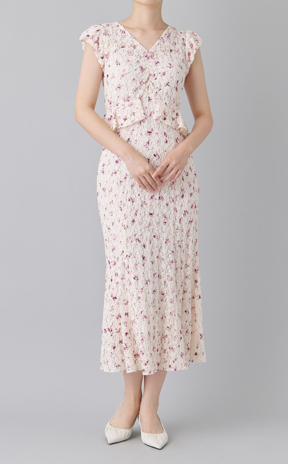 ピグメントフラワーワンピース