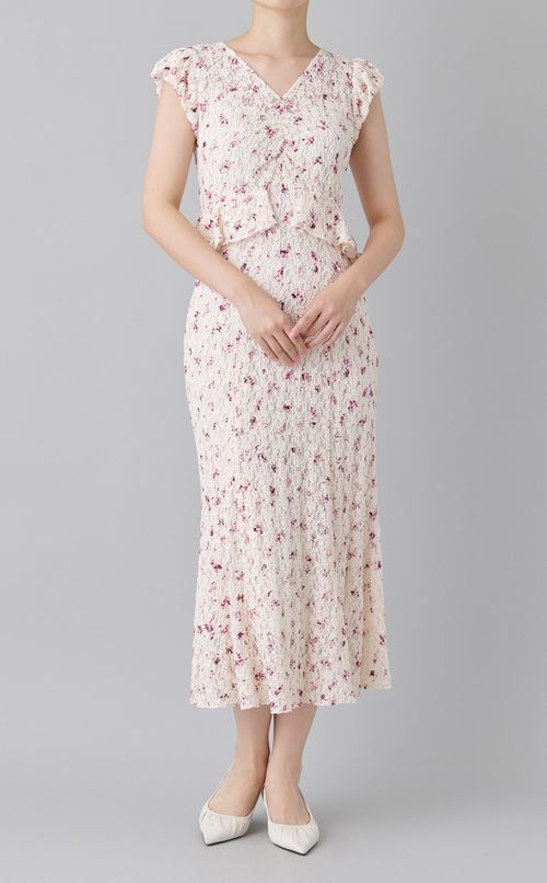 ピグメントフラワーワンピース