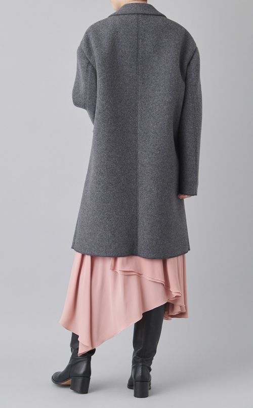 オーバーサイズウールテーラードコート