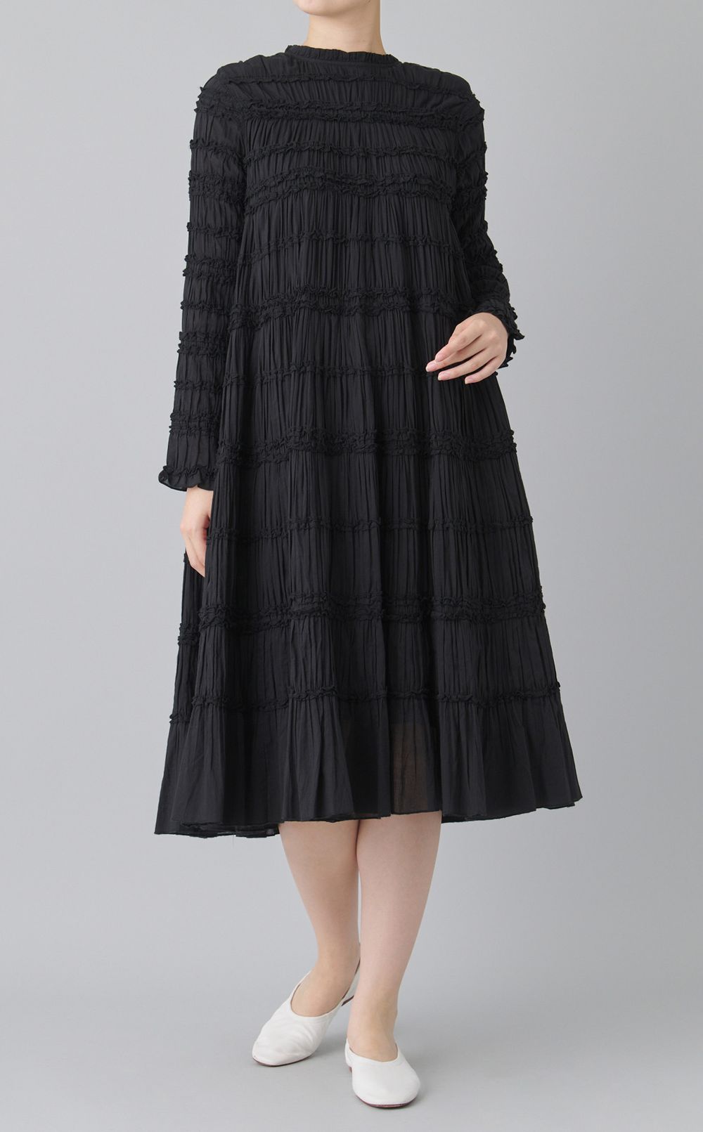 コットンギャザーワンピース