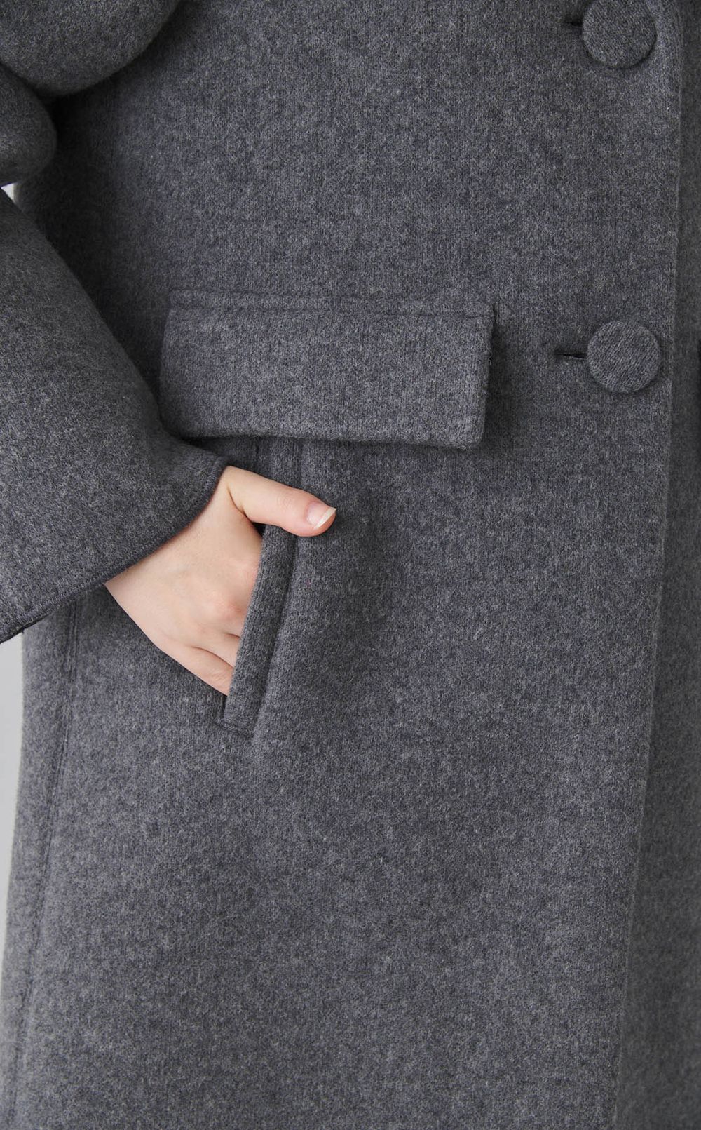 オーバーサイズウールテーラードコート