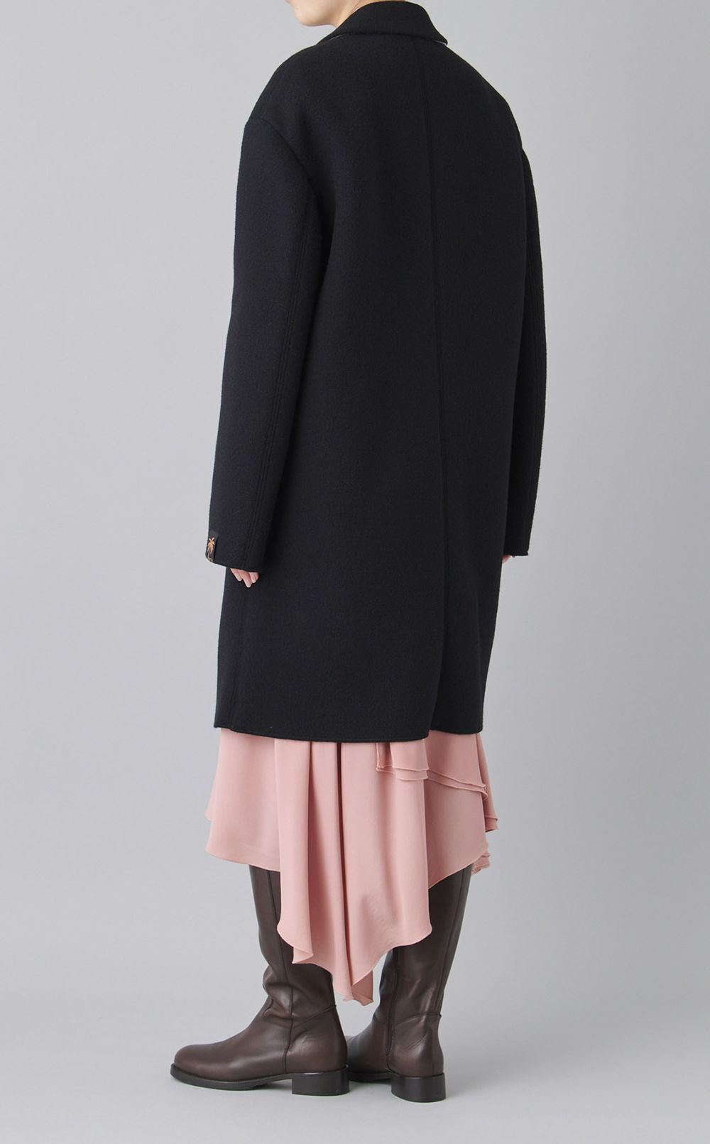 オーバーサイズウールテーラードコート
