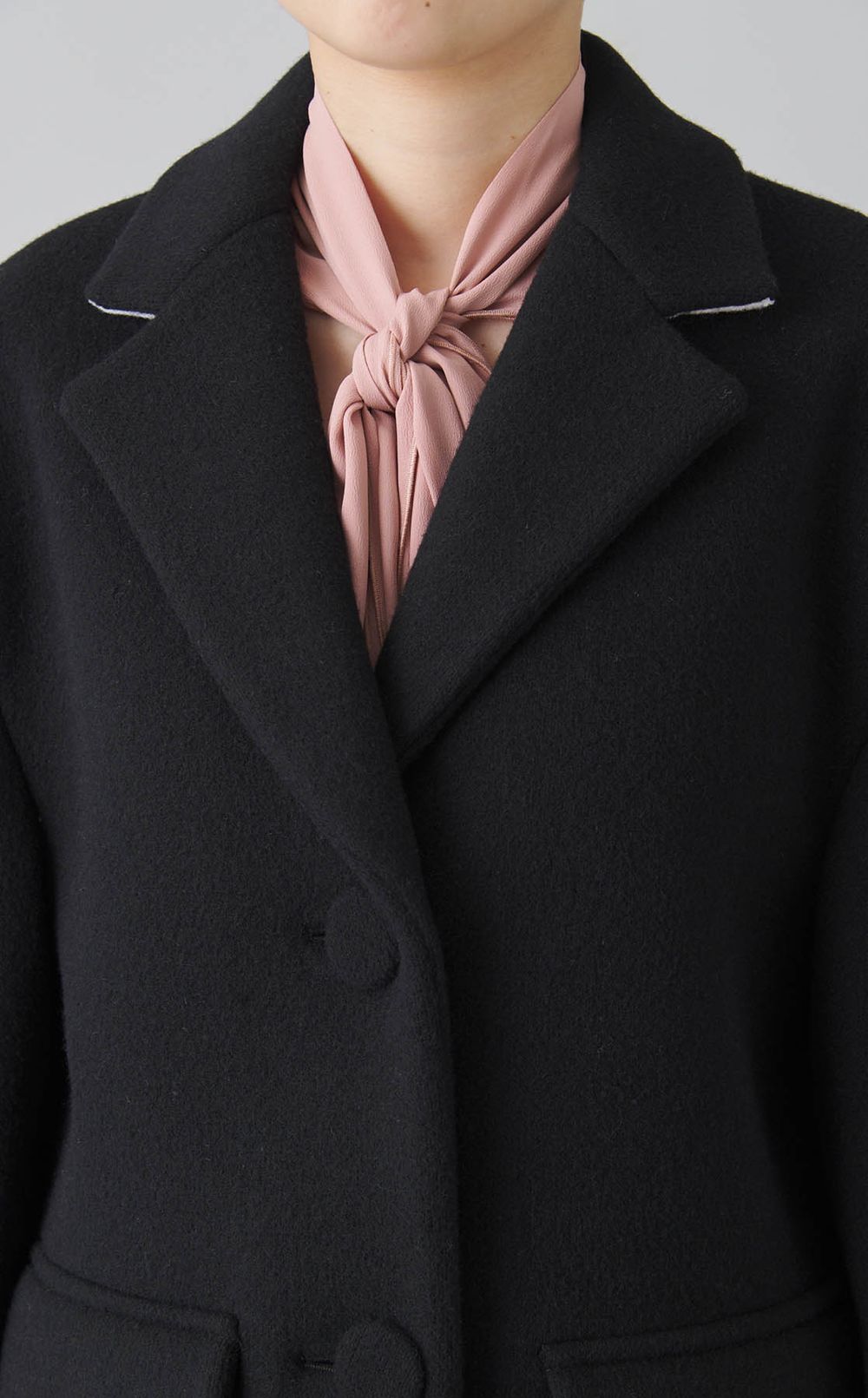 オーバーサイズウールテーラードコート