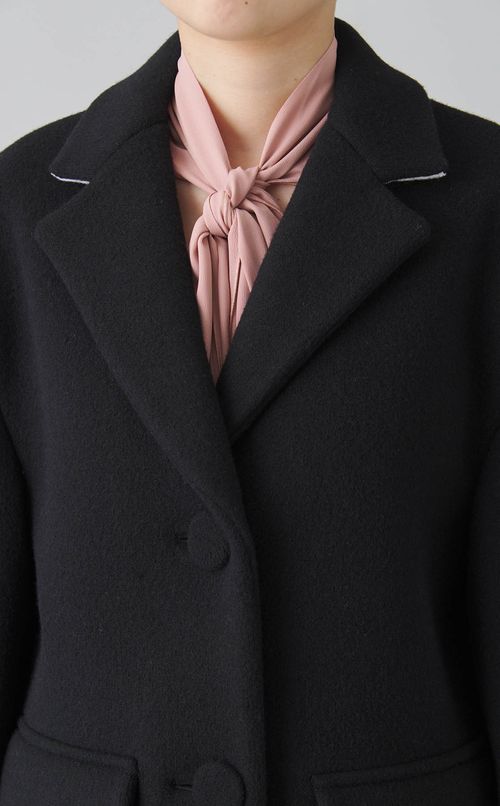 オーバーサイズウールテーラードコート